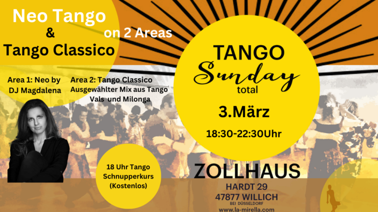 Tango Sunday on 2 Areas