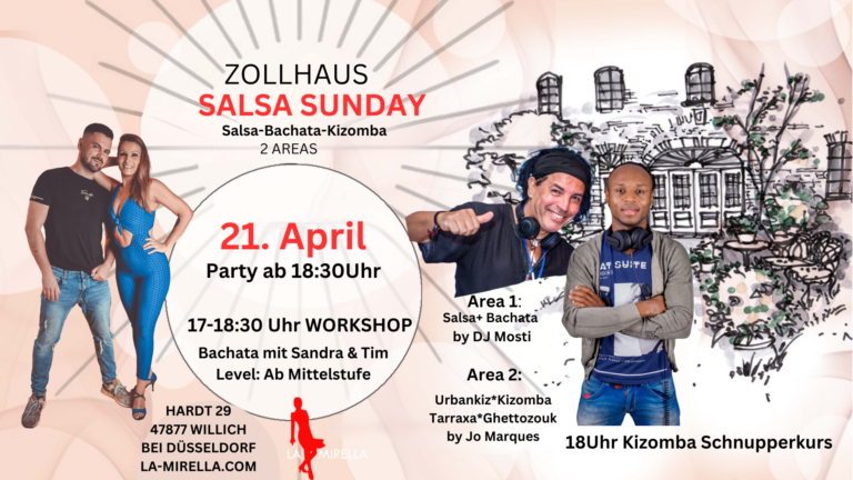 Salsa Sunday on 2 Areas mit Bachata Workshop