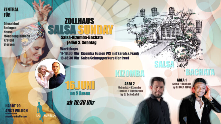 Salsa Sunday on 3 Areas | Open Air | BBQ