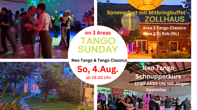 Tango Sunday Sommerfest mit Mitbringbuffet