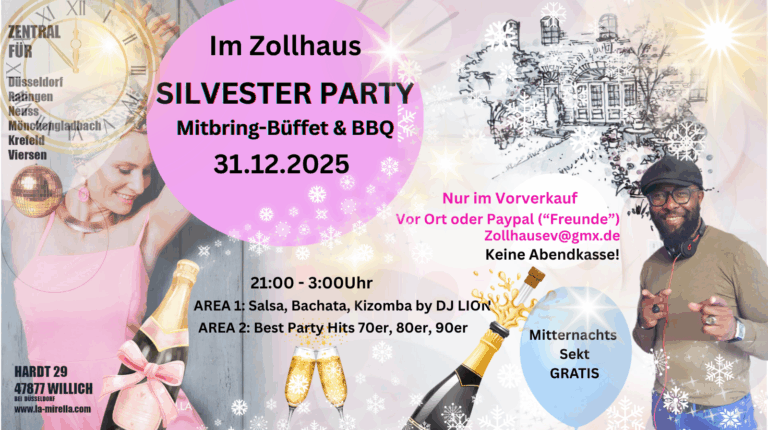 Silvester Party im Zollhaus | Mitbring-Büffet & BBQ