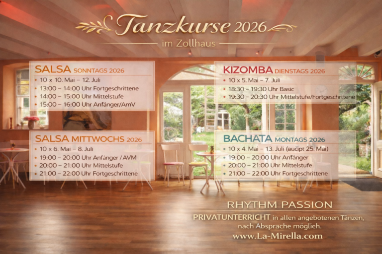 Tanzkurse bei Düsseldorf für Anfänger & Fortgeschrittene