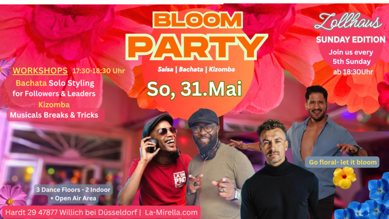 Salsa Sunday – BLOOM Edition |31.Mai