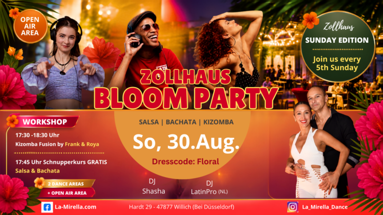 Salsa Sunday Party &ndash; BLOOM Edition