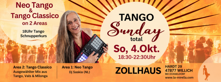Tango Sunday Willich &ndash; Neo Tango & Tango Classico | Zollhaus